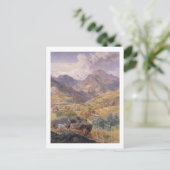 Val d'Aosta, 1858 (olie op canvas) Briefkaart (Staand voorkant)