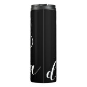 Val d'Aosta Flag Heart, Italië, Aosta Valley Thermosbeker (Achterkant)