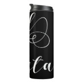 Val d'Aosta Flag Heart, Italië, Aosta Valley Thermosbeker (Geroteerd rechts)