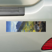 Val d'Aosta (landschap van de Italiaanse Alpen) Bumpersticker (Op auto)