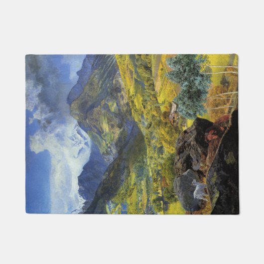 Val d'Aosta (landschap van de Italiaanse Alpen) Deurmat (Voorkant)