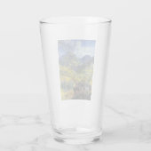 Val d'Aosta (landschap van de Italiaanse Alpen) Glas (Achterkant)