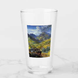 Val d'Aosta (landschap van de Italiaanse Alpen) Glas