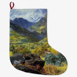 Val d'Aosta (landschap van de Italiaanse Alpen) Grote Kerstsok