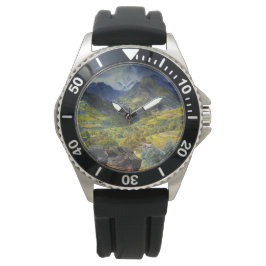 Val d'Aosta (landschap van de Italiaanse Alpen) Horloge