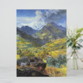 Val d'Aosta (landschap van de Italiaanse Alpen) Kaart (Staand voorkant)