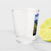 Val d'Aosta (landschap van de Italiaanse Alpen) Shot Glas (Links)