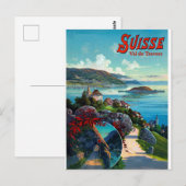 Val de Travers, Zwitserland Briefkaart (Voorkant / Achterkant)