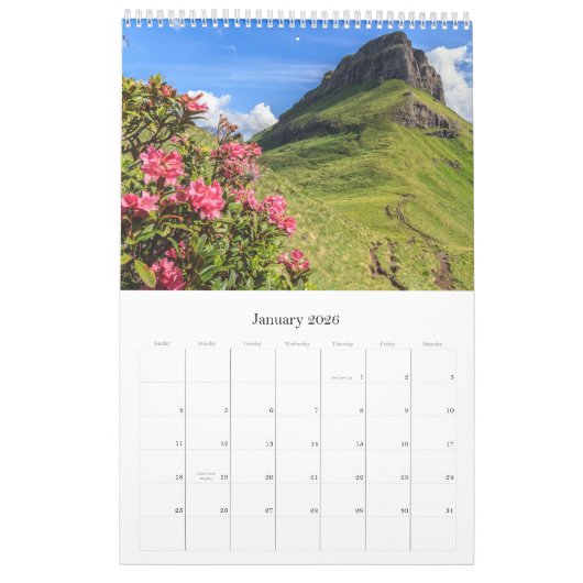 Val di Fassa in de zomer Kalender (Jan 2026)