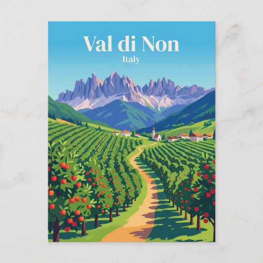 Val di Non Appelhoeven Italië Briefkaart (Voorkant)
