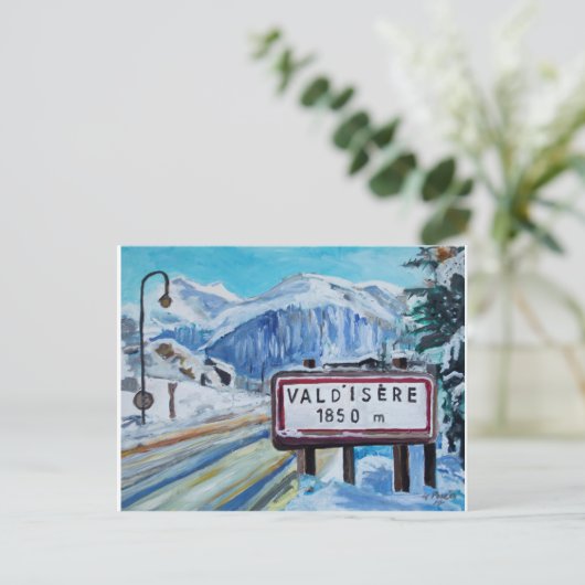 Val d'Isère Briefkaart (Staand voorkant)