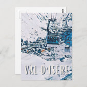 Val d'Isère Briefkaart (Voorkant / Achterkant)
