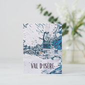 Val d'Isère Briefkaart (Staand voorkant)