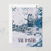 Val d'Isère Briefkaart (Voorkant / Achterkant)