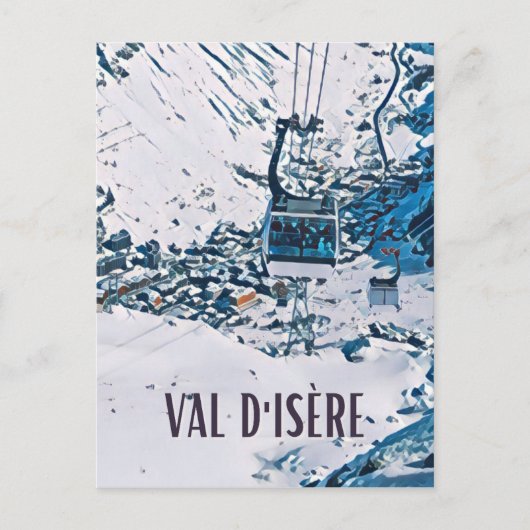 Val d'Isère Briefkaart (Voorkant)