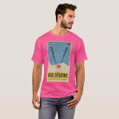 Val d'Isere Classic Ski Poster T-shirt (Voorkant volledig)