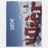 Val d'Isere fleece deken (Voorkant)