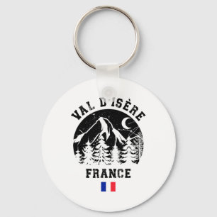 Val D'isère Frankrijk Alpen Skigebied Alpineskiën Sleutelhanger