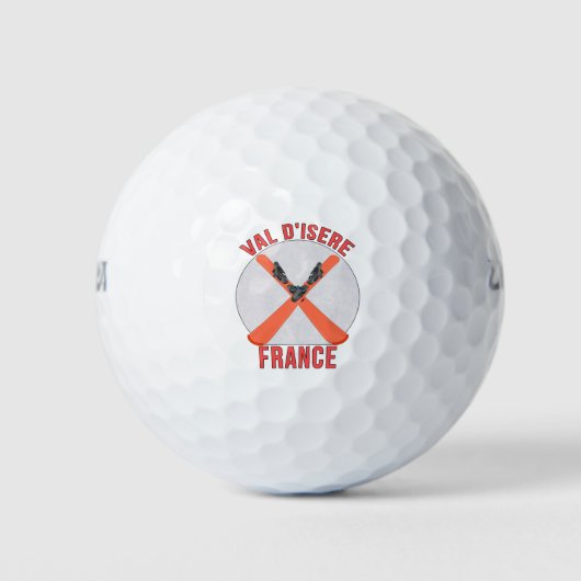 Val d'Isere, Frankrijk Golfballen (Voorkant)
