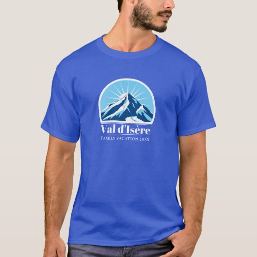 Val d'Isère Frankrijk savoie vanoise T-Shirt (Voorkant)