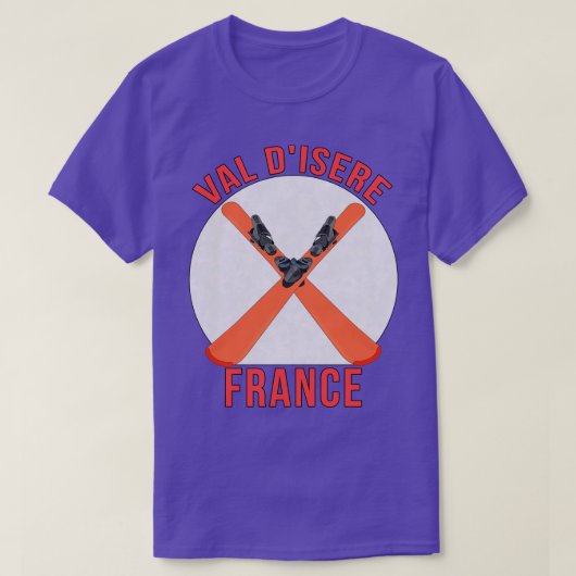 Val d'Isere Frankrijk T-shirt (Design voorkant)