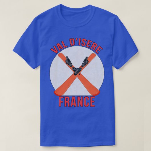 Val d'Isere Frankrijk T-shirt (Design voorkant)