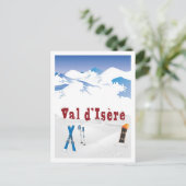 Val d'Isere, Franse Alpen, Briefkaart (Staand voorkant)