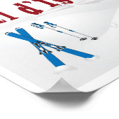 Val d'Isere, Franse Alpen, Ski Poster (Hoek)