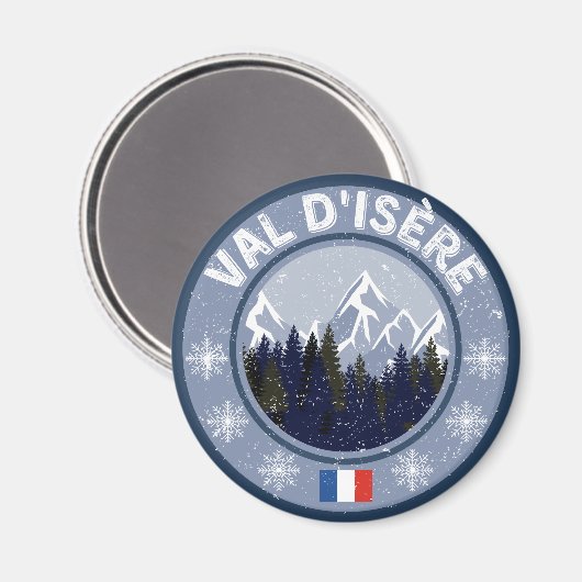Val D'Isère Magneet (Voorkant / Achterkant)
