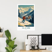 Val-dIsère Muur Kunst Ski Poster 1 (Thuiskantoor)