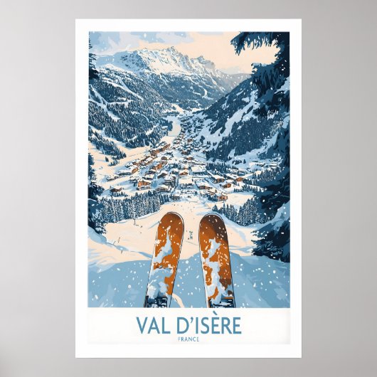Val disere Poster 1 (Voorkant)