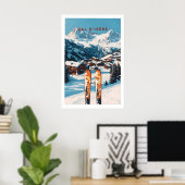 Val-dIsère Ski Print 1 (Thuiskantoor)