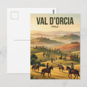 Val d'Orcia Italië Briefkaart (Voorkant / Achterkant)
