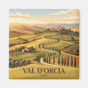 Val d'Orcia Pienza Italië Magneet
