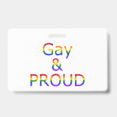Val Fallen Trots Gay Te Zyn Badge (Achterkant)