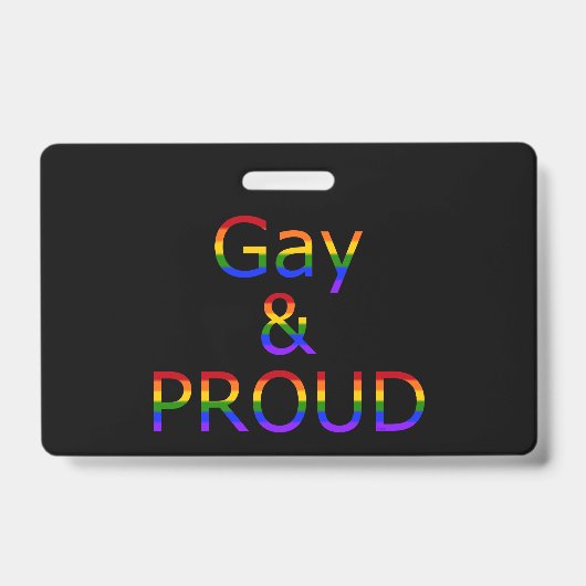 Val Fallen Trots Gay Te Zyn Badge (Voorzijde)