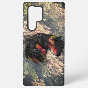 Val Friesian paard Samsung/ IPhone Samsung Galaxy Hoesje