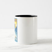 Val Gardena Dolomiti Tweekleurige Koffiemok (Center)