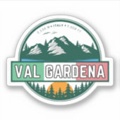 Val Gardena Italiaanse tour Sticker (Voorkant)