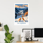 Val Gardena Ski Print - Italië 1 (Thuiskantoor)