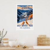 Val Gardena Ski Print - Italië 1 (Keuken)