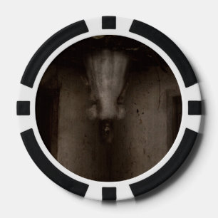 Val, ik zie je poker chips