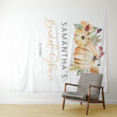 Val in de Liefde Achtergrond, Pompoen Herfst Bruil Wandkleed (In Situ (horizontaal))