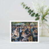 Val in de Moulin de la Galette, Auguste Renoir Briefkaart (Staand voorkant)