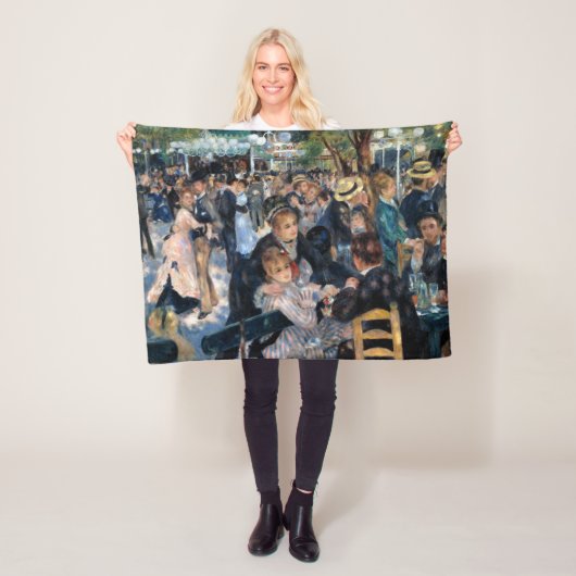 Val in de Moulin de la Galette, Auguste Renoir Fleece Deken (In situ)