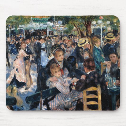 Val in de Moulin de la Galette, Auguste Renoir Muismat (Voorkant)