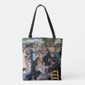 Val in de Moulin de la Galette, Auguste Renoir Tote Bag (Achterkant)