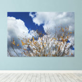 Val in het paradijs canvas afdruk (Insitu (Houten vloer))