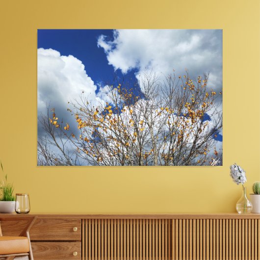 Val in het paradijs canvas afdruk (Insitu (Woonkamer))