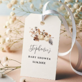 Val-in-Liefde Pompoen Baby Shower Cadeaulabel